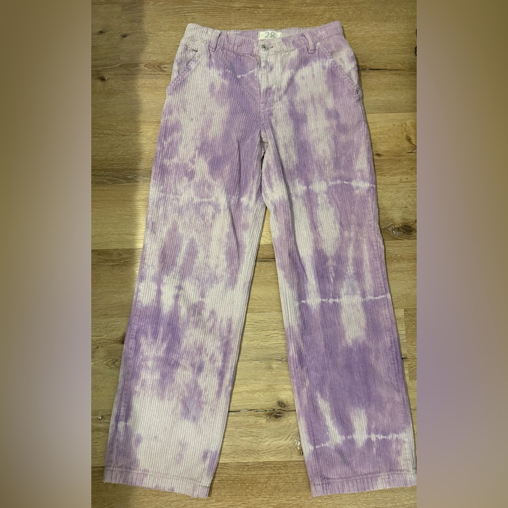 We The Free Reese Pitched Straight Leg Corduroy Pants in Moonlit Orchid - Picture 2 of 12